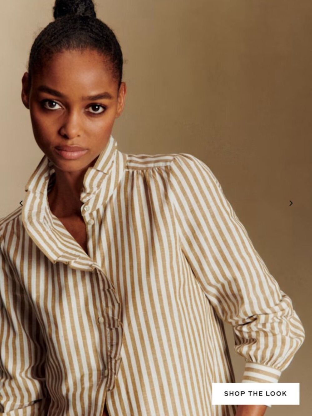 Sezane Tomboy Shirt White - Size 8 - Picture 3 of 3
